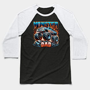 Monster Truck Dad Monster Truck Are My Jam Truck Lovers Baseball T-Shirt